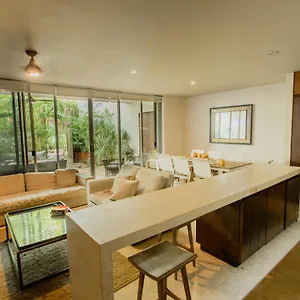 Ideal 4 Groups Aldeazama 2br 10pax Apt Papaya Playa , Tulum Mexique